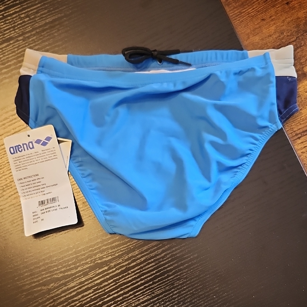 Arena Blue Swim Trunks - Picture 3 of 4
